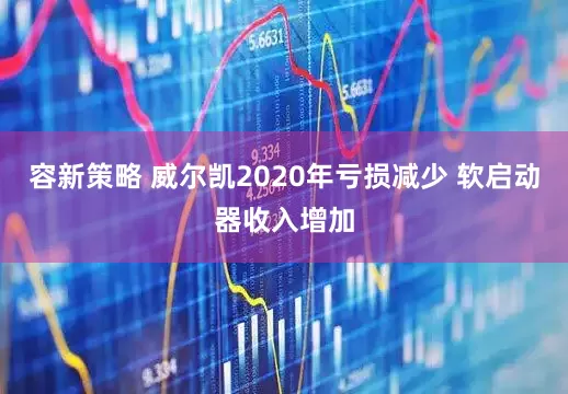 容新策略 威尔凯2020年亏损减少 软启动器收入增加