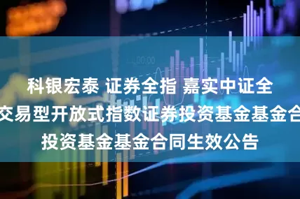 科银宏泰 证券全指 嘉实中证全指证券公司交易型开放式指数证券投资基金基金合同生效公告